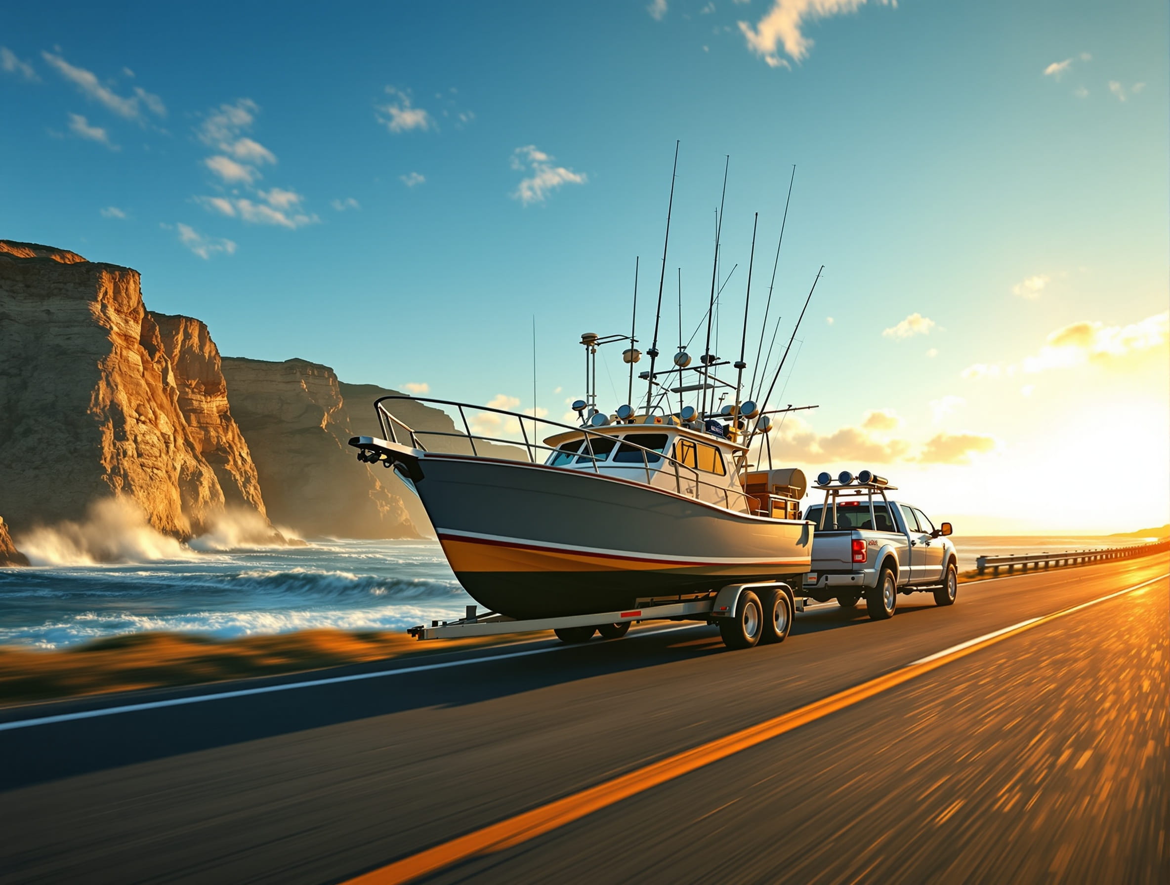 Boat transport and towing